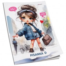 Obrazac školski pisanka "D" za 4razred 