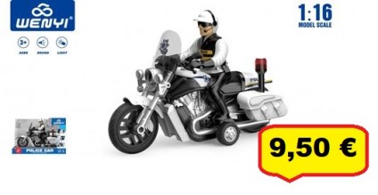 Policijski motocikl sa svjetlom i zvukom